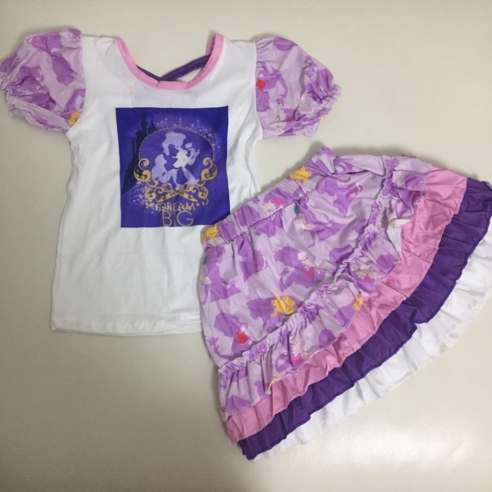 Princess cute ruffle skirt with a top Belle Ariel - Picture 2 of 7